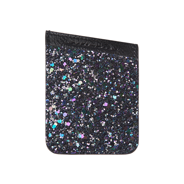 カードホルダーステッカー ID Pockets (Black Iridescent Glitter)サブ画像