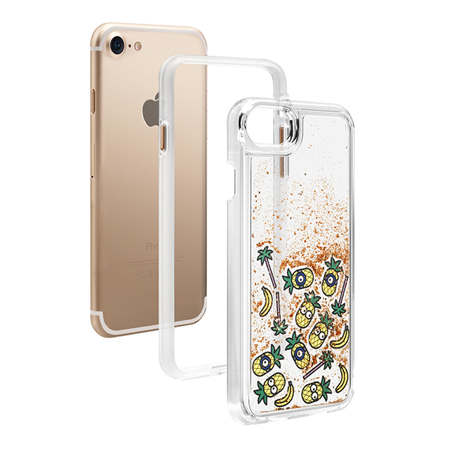 【iPhone7/6s/6 ケース】Minion Glitter Floaty (Gold)goods_nameサブ画像