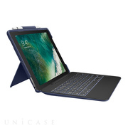 【iPad Air(10.5inch)(第3世代)/Pro(10.5inch) ケース】SLIM COMBO iK1092 Smart Connectorテクノロジー搭載取り外し可能バックライトキーボード付きケース (ブルー)