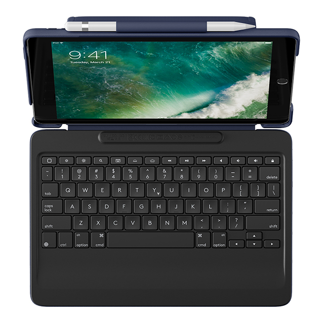 【iPad Air(10.5inch)(第3世代)/Pro(10.5inch) ケース】SLIM COMBO iK1092 Smart Connectorテクノロジー搭載取り外し可能バックライトキーボード付きケース (ブルー)goods_nameサブ画像