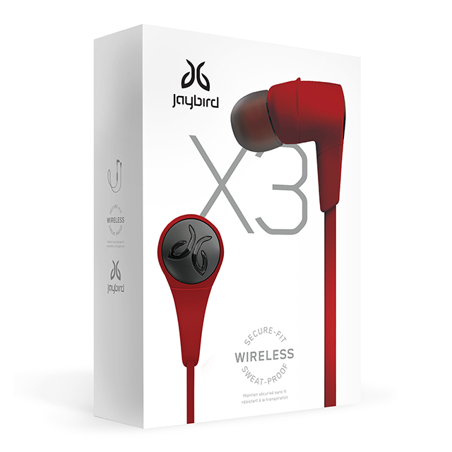 【ワイヤレスイヤホン】X3 Wireless (レッド)サブ画像