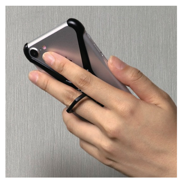 【iPhoneSE(第3/2世代)/8/7/6s/6 ケース】X Ring (PLAIN SILVER)サブ画像