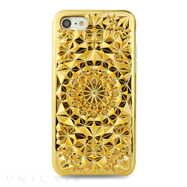 【iPhone8/7 ケース】Kaleidoscope (Gold)