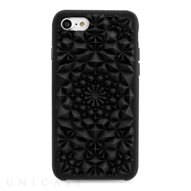 【iPhone8/7 ケース】Kaleidoscope (Matte Black)