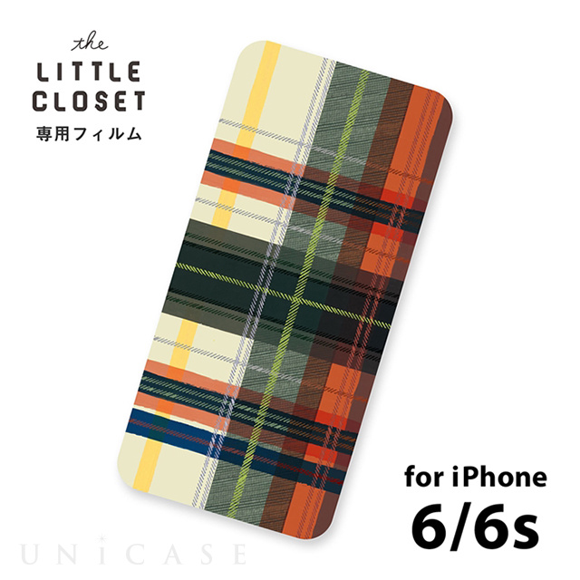 LITTLE CLOSET iPhone6s/6 着せ替えフィルム (tartan)