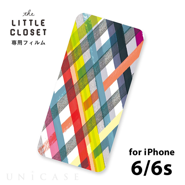 LITTLE CLOSET iPhone6s/6 着せ替えフィルム (argyle)
