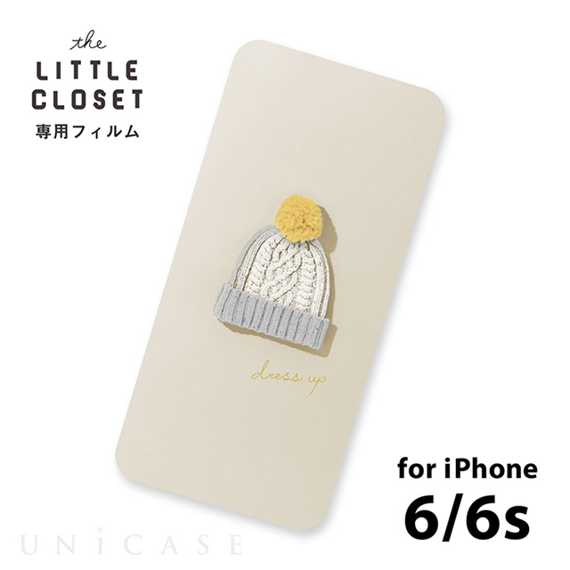 LITTLE CLOSET iPhone6s/6 着せ替えフィルム (knit cap)