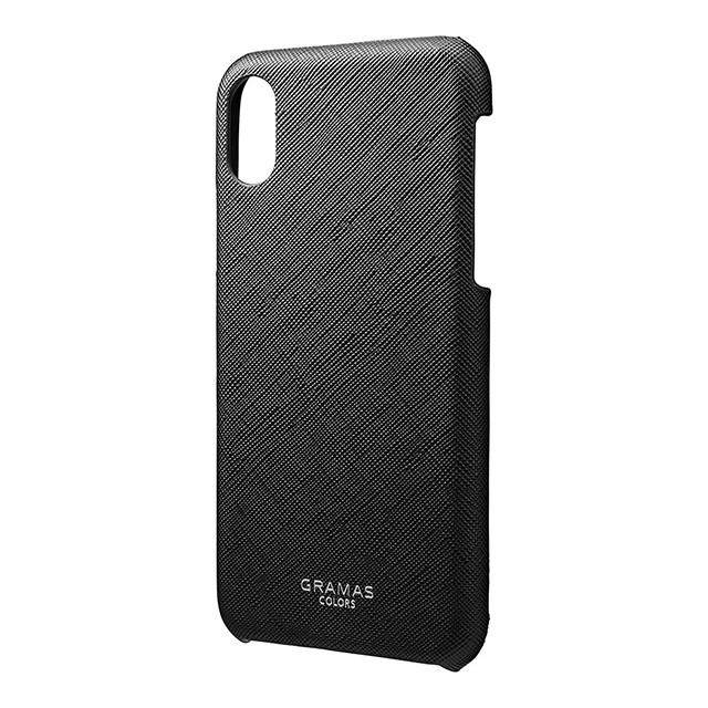 【iPhoneXS/X ケース】“EURO Passione” Shell PU Leather Case (Black)サブ画像