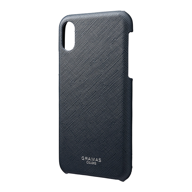 【iPhoneXS/X ケース】“EURO Passione” Shell PU Leather Case (Navy)サブ画像