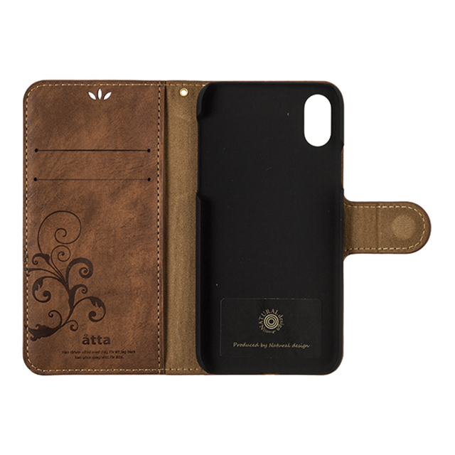 【iPhoneXS/X ケース】SMART COVER NOTEBOOK (Brown)goods_nameサブ画像