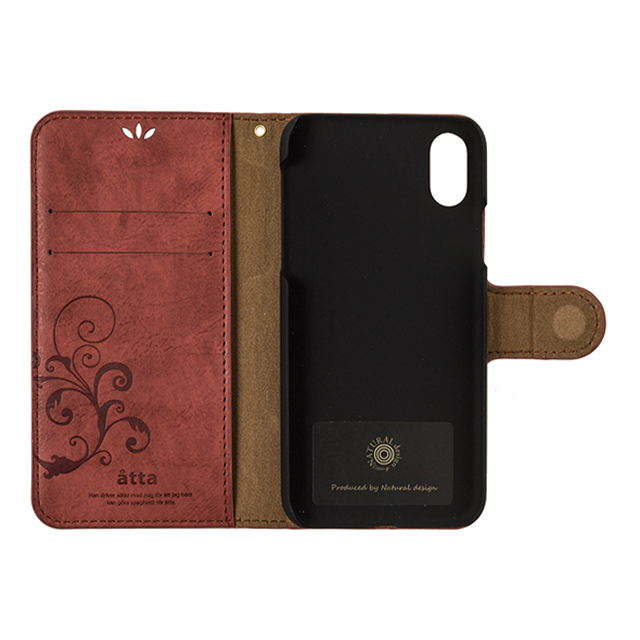 【iPhoneXS/X ケース】SMART COVER NOTEBOOK (Wine Red)goods_nameサブ画像