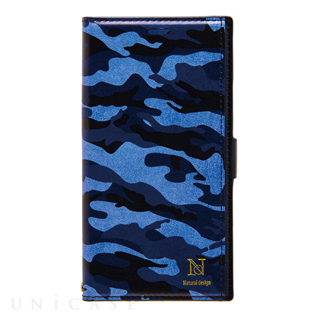 【iPhoneXS/X ケース】Colorful! CAMO (BLUE)