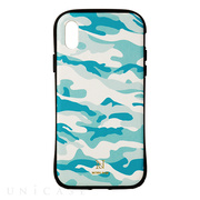 【iPhoneXS/X ケース】プロテクターケース ”Colorful! CAMO” (TURQUOISE)