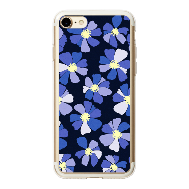 【iPhoneSE(第3/2世代)/8/7 ケース】HYBRID CASE for iPhoneSE(第2世代)/8/7 (Navy Blossom)サブ画像