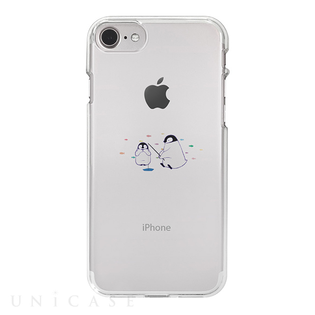 【iPhone8/7 ケース】ソフトクリアケース (ミニ動物 ペンギン)