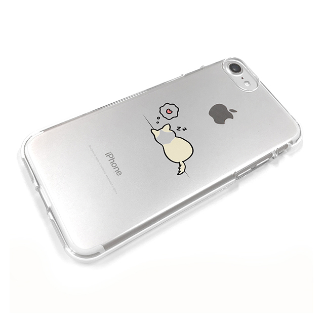 【iPhone8/7 ケース】ソフトクリアケース (昼寝イヌ)goods_nameサブ画像