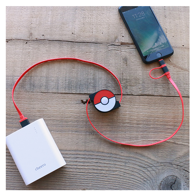 2in1 Retractable USB Cable with Lightning ＆ micro USB POKEMON version 70cm (Yellow)サブ画像