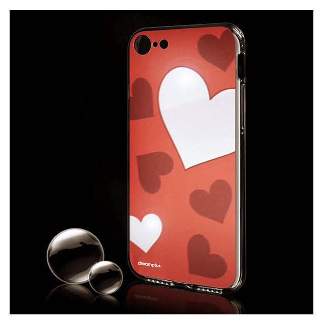 【iPhoneSE(第3/2世代)/8/7 ケース】Heart MIRROR CASE (レッド)goods_nameサブ画像