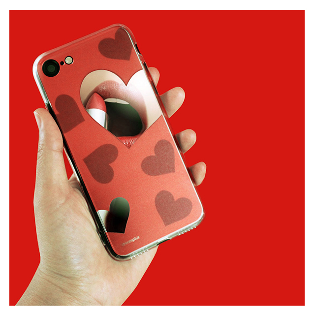 【iPhoneSE(第3/2世代)/8/7 ケース】Heart MIRROR CASE (レッド)goods_nameサブ画像