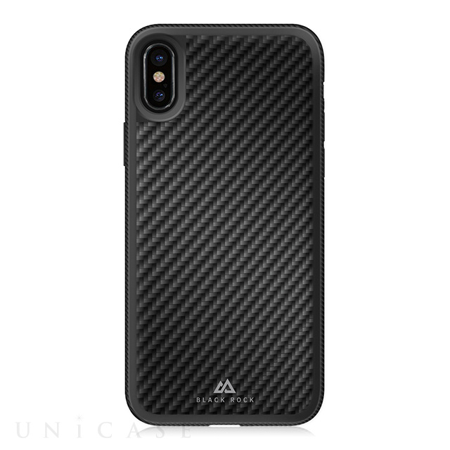 【iPhoneXS/X ケース】Material Case Real Carbon (Black)