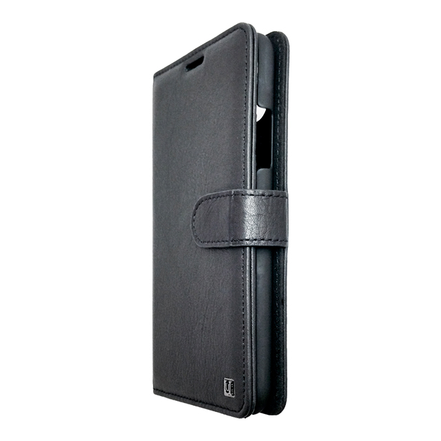 【iPhoneXS/X ケース】Genuine Leather slider Folio Wallet (Black)サブ画像