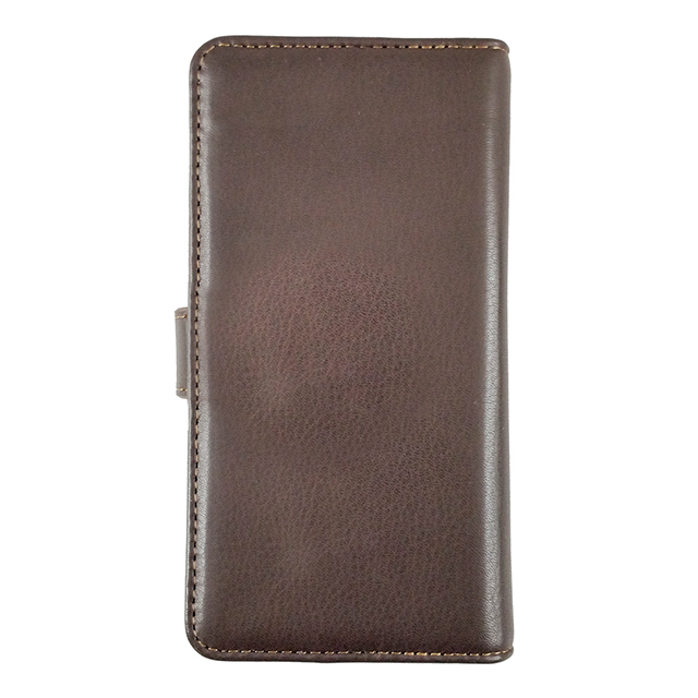 【iPhoneXS/X ケース】Genuine Leather slider Folio Wallet (Brown)サブ画像