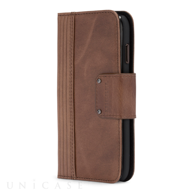 【iPhoneXS/X ケース】FOLIO CASE (Brown Lined Leather)