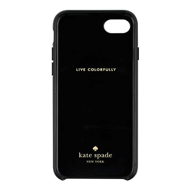 【iPhoneSE(第2世代)/8/7 ケース】Protective Hardshell Case (Stripe 2 Black/White/Gold Foil)サブ画像