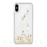 【iPhoneXS/X ケース】Liquid Glitter Case (Champagne Bollte and Glass Confetti Gittler)