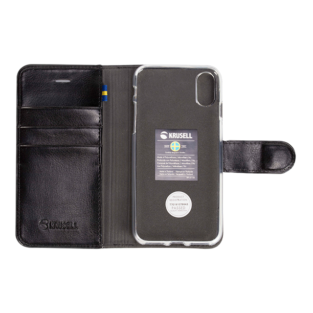【iPhoneXS/X ケース】Ekero Folio Wallet 2in1 (Black)サブ画像