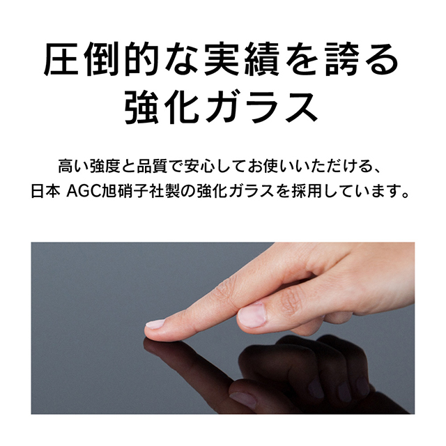 【iPhone11 Pro/XS/X フィルム】反射防止 立体成型シームレスガラス (ホワイト)サブ画像