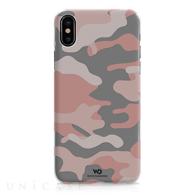 【iPhoneXS/X ケース】Camouflage Case (Rose Gold)