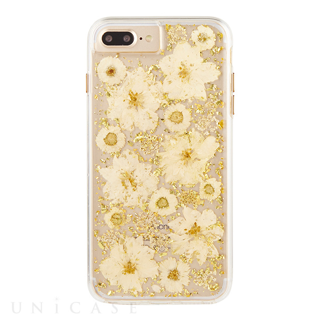 【iPhone8 Plus/7 Plus ケース】Karat Petals Case (Antique White)