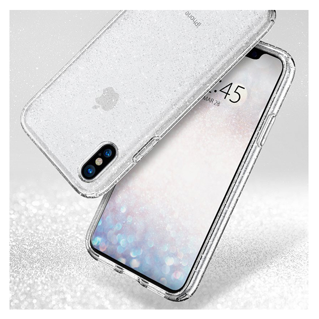 【iPhoneX ケース】Liquid Crystal Glitter (Crystal Quartz)サブ画像