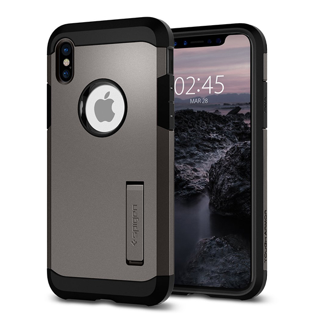 【iPhoneX ケース】Tough Armor (Gunmetal)サブ画像