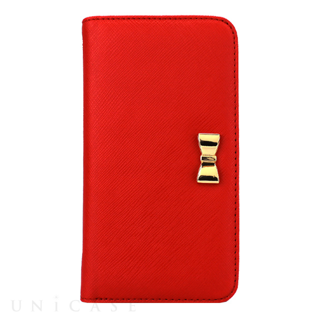 【iPhoneXS/X ケース】Wallet Case (Ribbon Red)