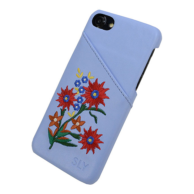 【iPhoneSE(第3/2世代)/8/7/6s/6 ケース】SLY 背面ケース EMBROIDER(LIGHT BLUE)goods_nameサブ画像