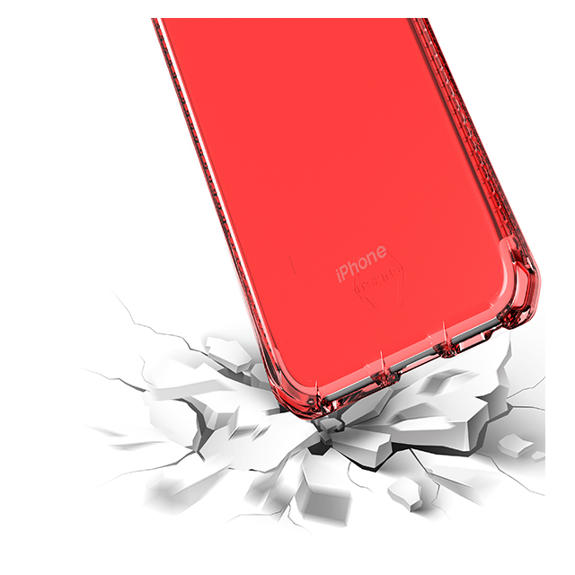 【iPhone8/7/6s/6 ケース】液晶保護ガラス付き! 耐衝撃ケース SPECTRUM レッドサブ画像