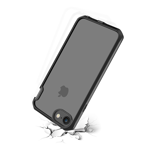 【iPhone8/7/6s/6 ケース】液晶保護ガラス付き! 耐衝撃ケース VENUMシリーズ ブラックgoods_nameサブ画像
