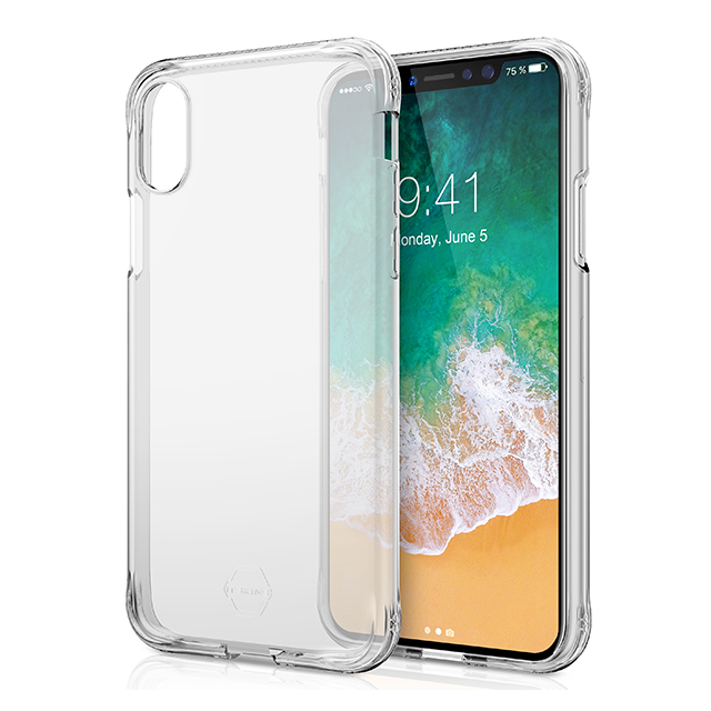 【iPhoneXS/X ケース】液晶保護ガラス付き! 耐衝撃ケース ZERO GEL (クリア)goods_nameサブ画像