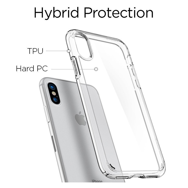 【iPhoneX ケース】Ultra Hybrid (Crystal Clear)サブ画像