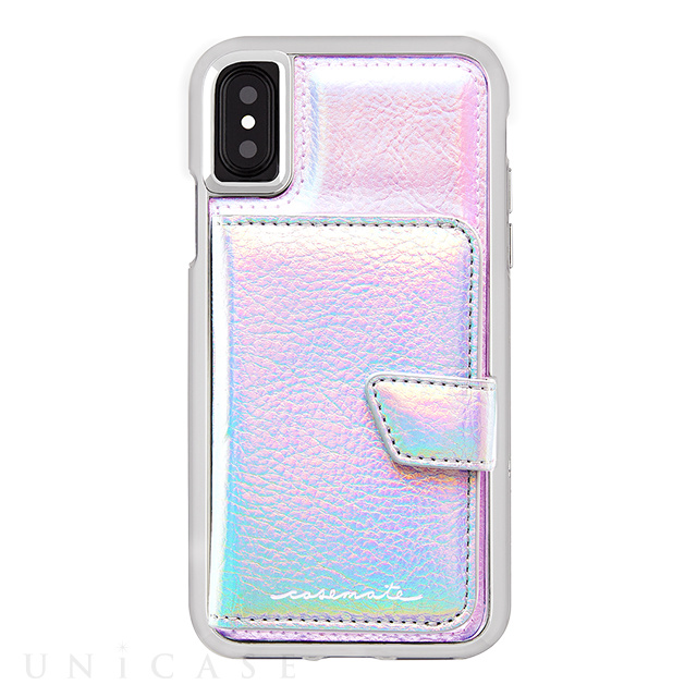 【iPhoneXS/X ケース】Compact Mirror Case (Iridescent)