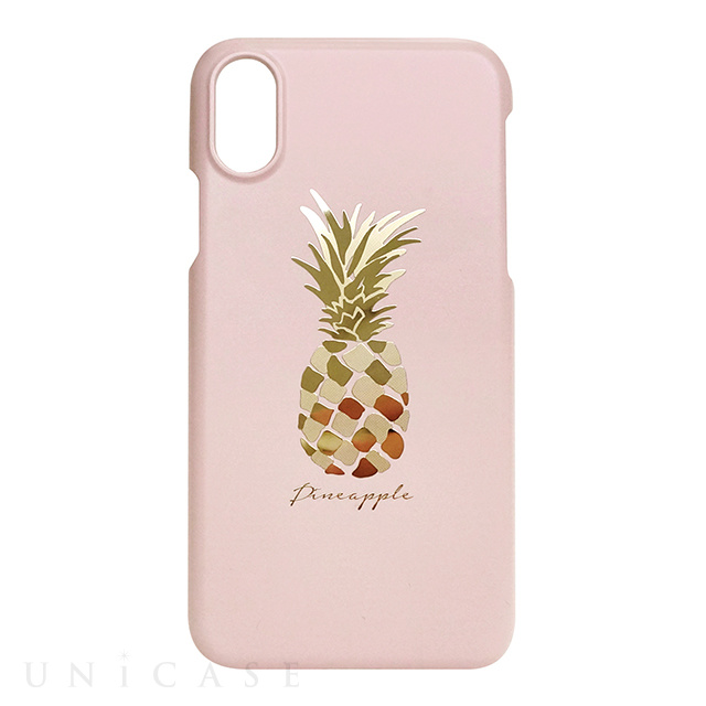 【iPhoneXS/X ケース】Pineapple bar (ピンク)