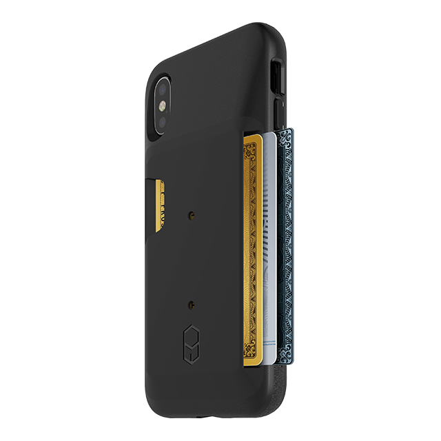 【iPhoneXS/X ケース】Level Wallet Case (Black)サブ画像