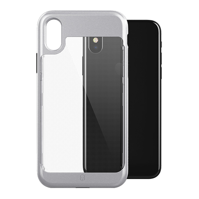 ã€iPhoneXS/X ã‚±ãƒ¼ã‚¹ã€'Sentinel Contour Case (Silver) ç