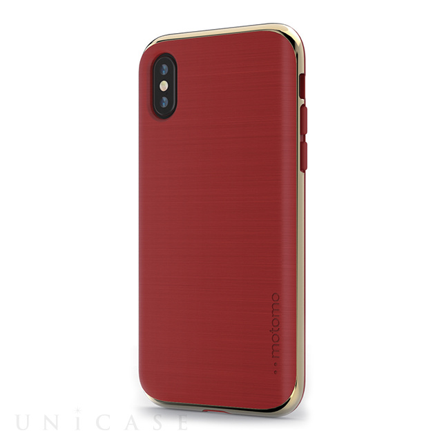 【iPhoneXS/X ケース】INFINITY (Red/Gold)