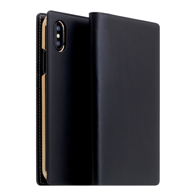 【iPhoneXS/X ケース】Buttero Leather Case (ブラック)サブ画像