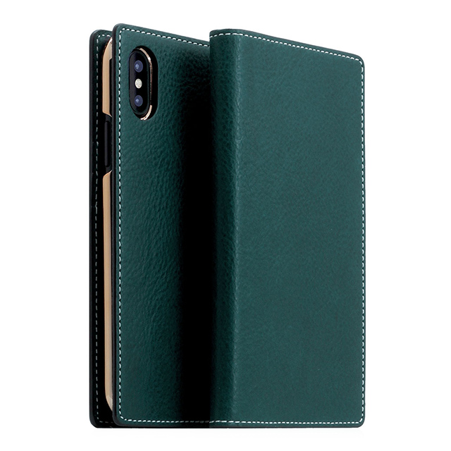 【iPhoneXS/X ケース】Minerva Box Leather Case (ブルー)サブ画像