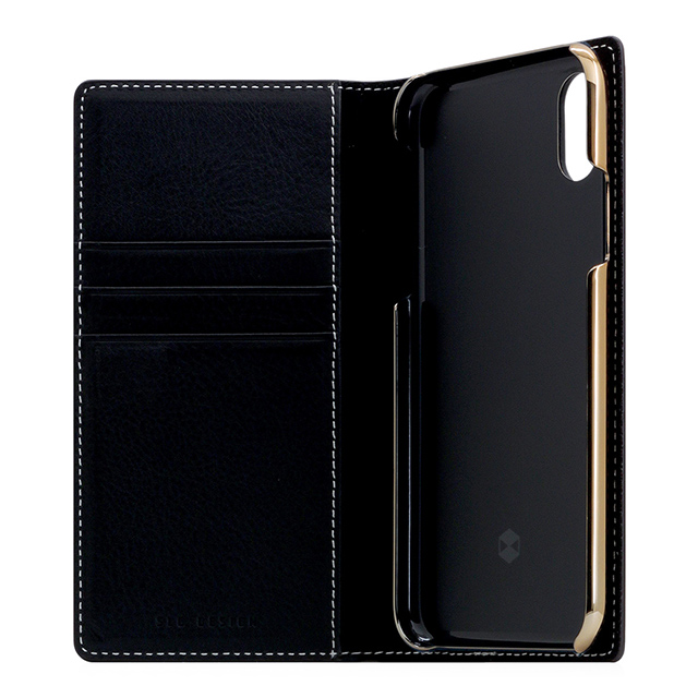【iPhoneXS/X ケース】Minerva Box Leather Case (ブラック)サブ画像