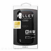 【iPhoneXS/X ケース】耐衝撃ハイブリッドケース「PALLET Leather」 (ブラック)